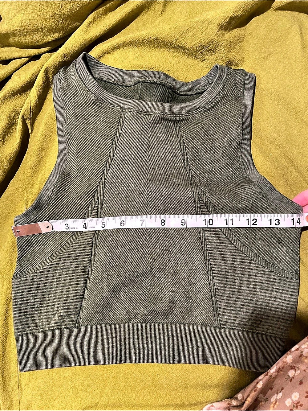Ardene Sport Women's Ribbed Athletic Tank  M/L Like New